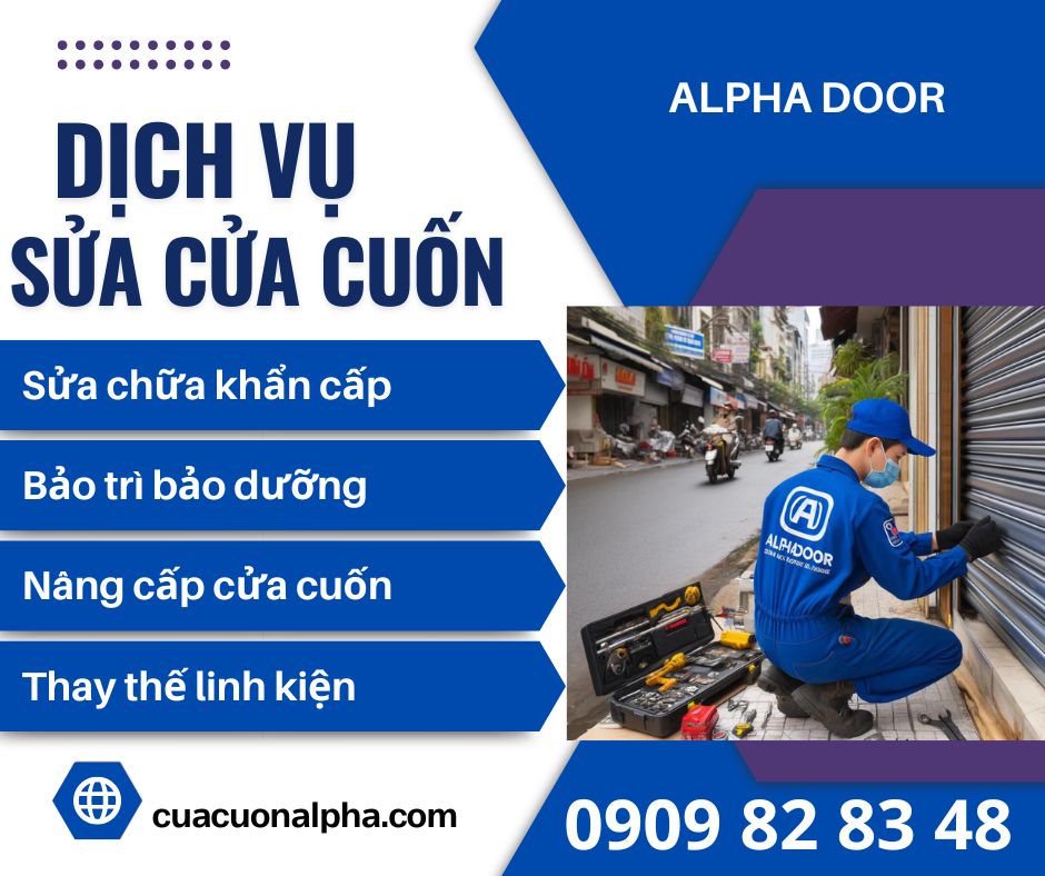 Dịch vụ sửa cửa cuốn tại tphcm